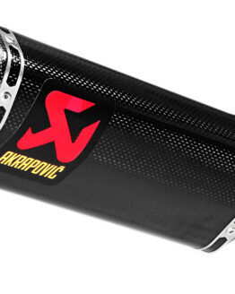 Akrapovic Carbon Slip-On Exhaust Black For 16-20 Kawasaki ZX-10R/RR