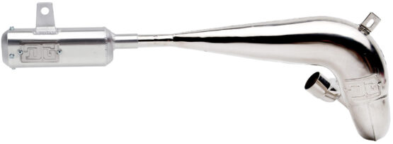 DG Extreme Series Full Exhaust Oval Silencer Chrome Fits 85-86 Honda ATC250R