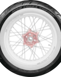 Whitewall Cobra Chrome AV91 Front Tire 150/80R16