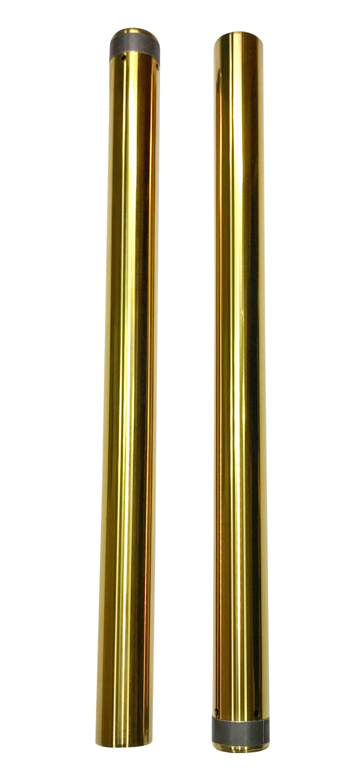 Pro-One Gold Fork Tubes 49mm 27.5in Pair For Harley Dyna Models - Image 3