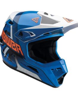 AR1 Vendetta Helmet Blue/White/Orange Youth - Large