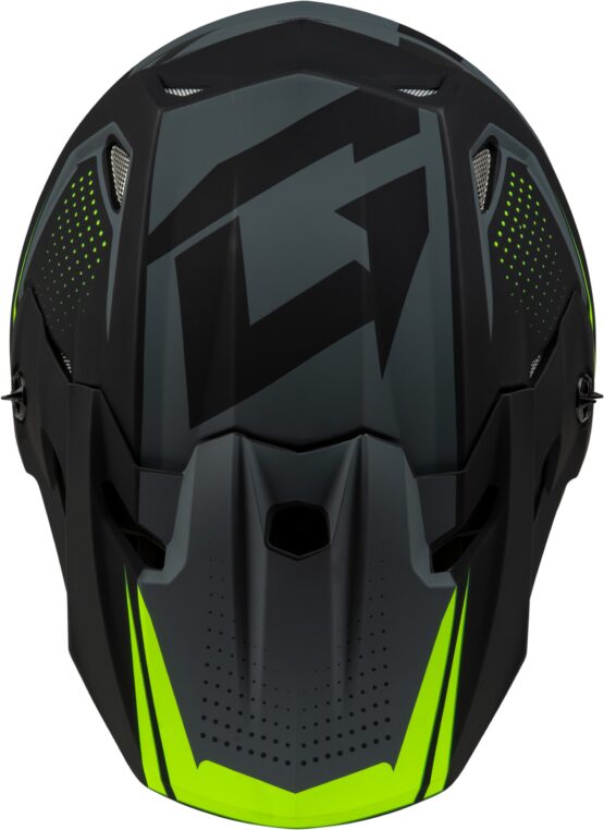 GMAX MX-96 502 Helmet Matte Grey/Hi-Vis XL Offroad - Image 4