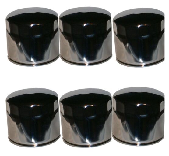HF172C Oil Filter - Chrome - 6 Pack