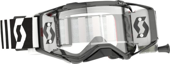 Scott Prospect Goggle w/ WFS Roll-Offs - Black & White W/ Clear Works Lens