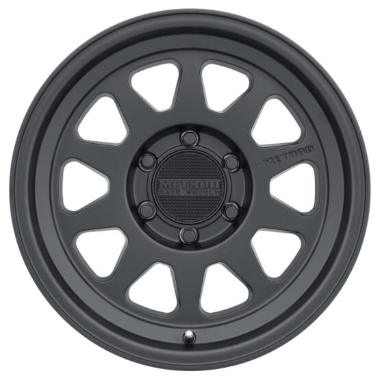 MR316 17x8.5 0mm Offset 6x120 67mm CB Matte Black Wheel - Image 2