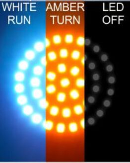 Letric Lighting CVO Standard Switchbacks White/Amber
