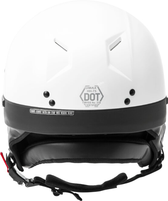 GMAX HH-75 Half Helmet White XS - Image 5