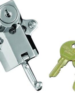 Kuryakyn Universal Helmet Lock Chrome 7/8in-1-1/4in Mount