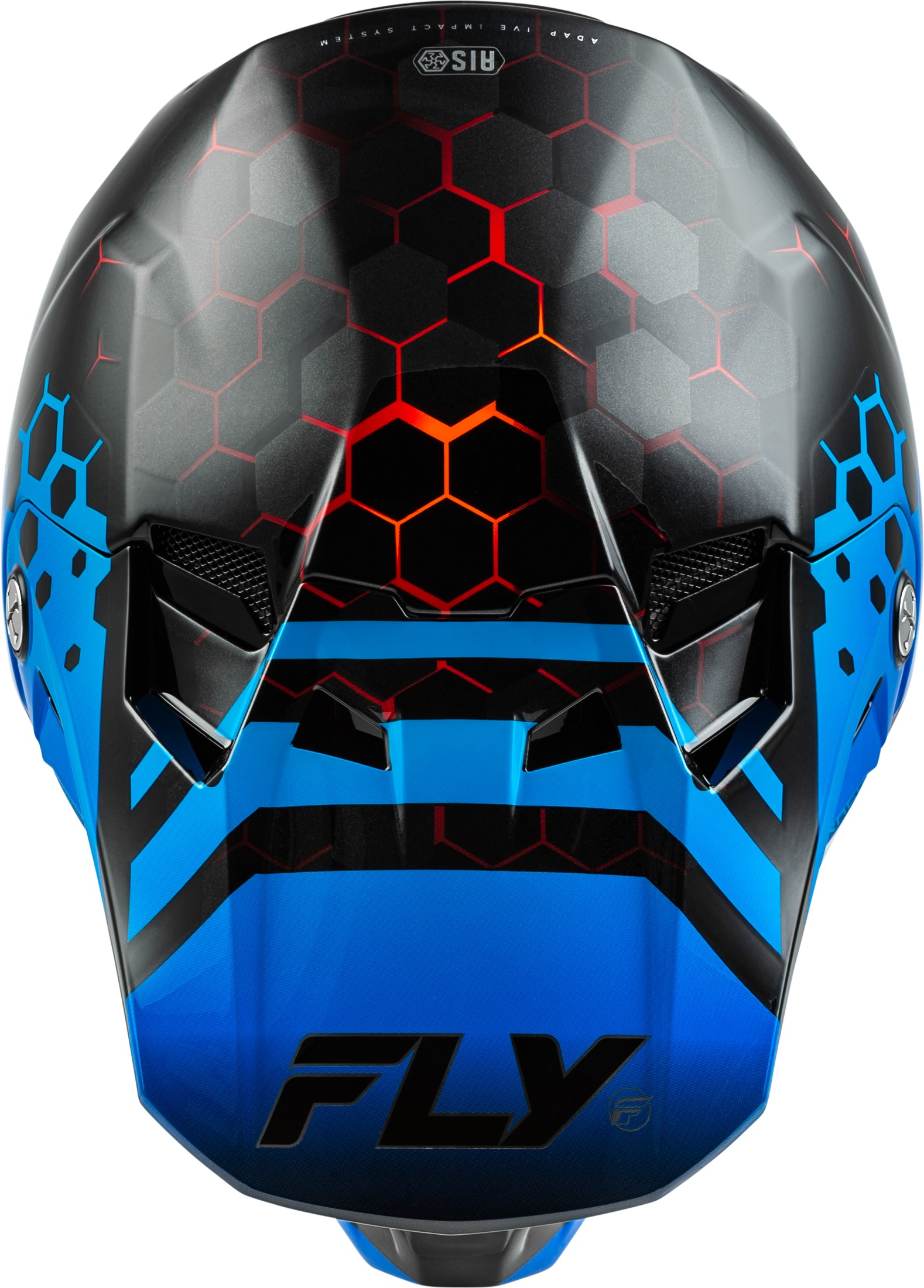 Fly Racing Formula CC Tektonic Helmet Black/Blue/Red Medium - Image 4