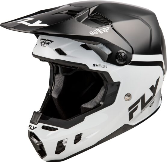 Fly Racing Youth Formula CC Helmet Black/White YL