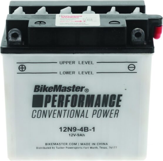 BikeMaster 12N9-4B-1 Conventional Battery
