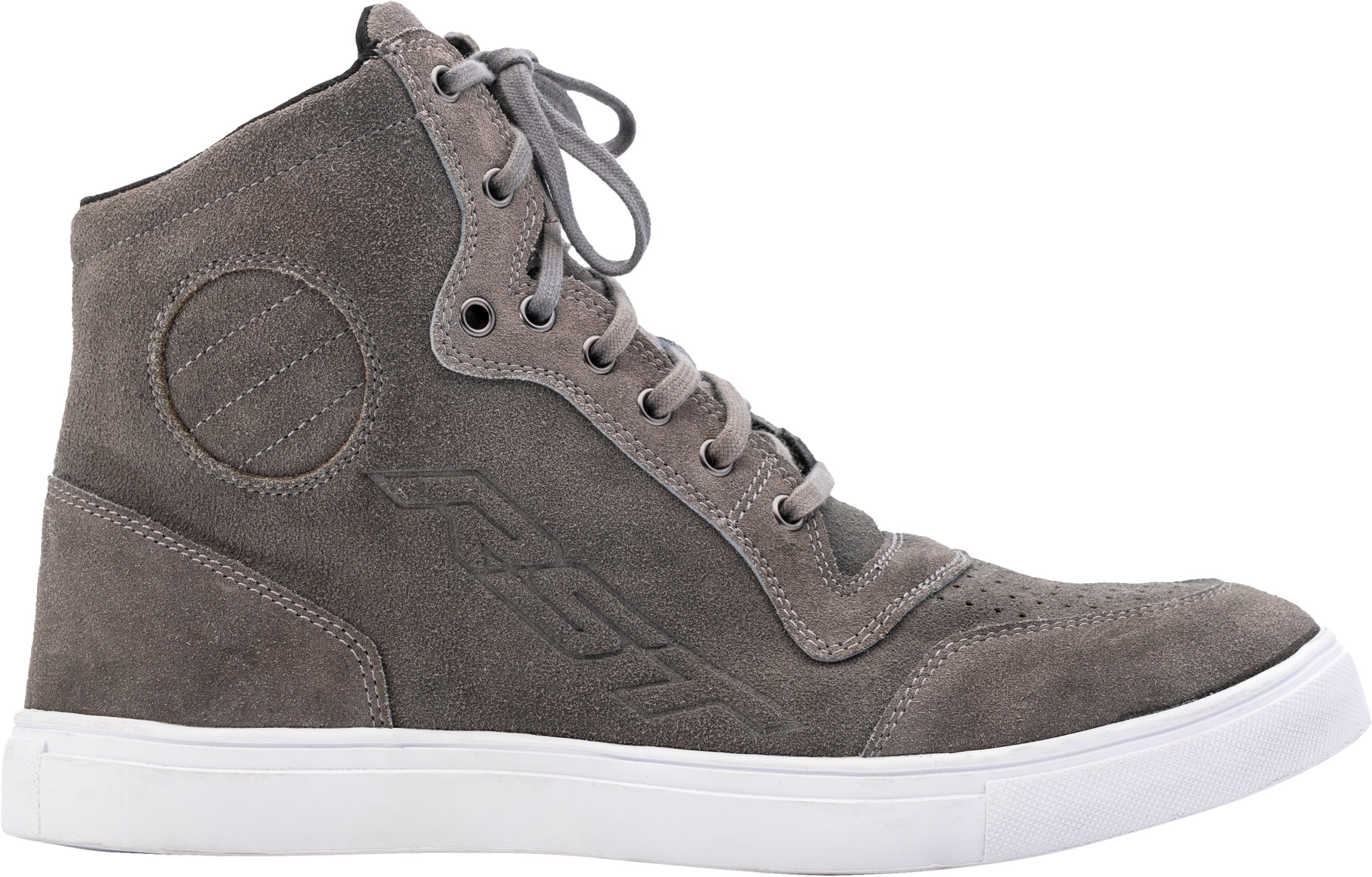 RST HiTop Moto Sneaker CE Boot Grey Suede Size 7 - Image 3