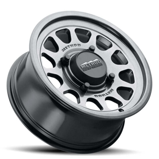MR414 Bead Grip 15x7 / 5+2/38mm Offset / 5x4.5 / 76mm CB Graphite Wheel - Image 2