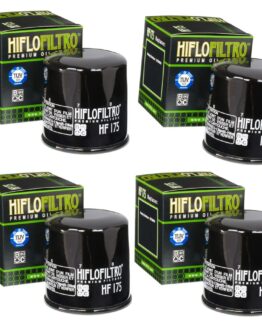 HF175 Oil Filter - Black - 4 Pack