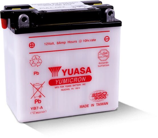 Yuasa YB7-A Yumicron 12V Battery Conventional