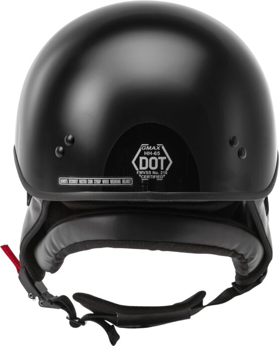 GMAX HH-65 Full Dressed Half Helmet Black 2X-Large - Image 5