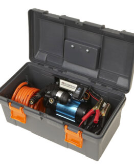 12V High Output Portable Air Compressor w/ 19ft. Hose & Carry Case