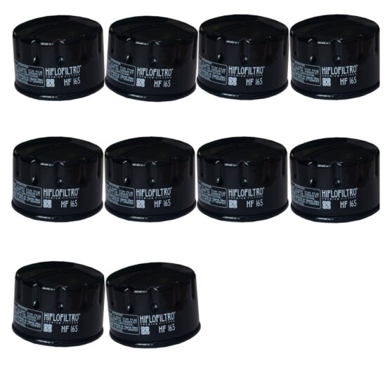 HF165 Oil Filter - Black - 10 Pack