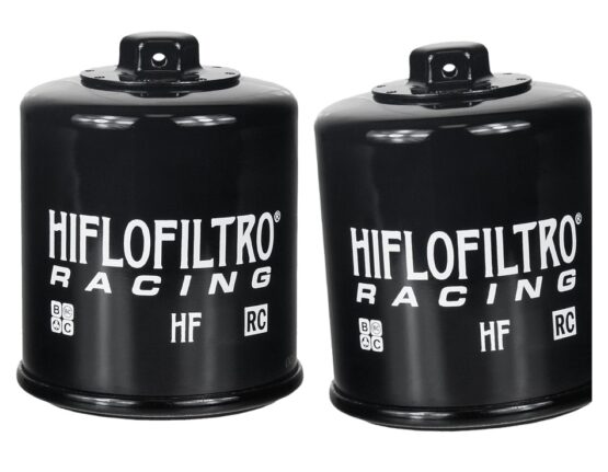 HF138RC Race Oil Filter - Black - 2 Pack