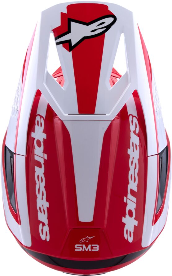 Alpinestars SM3 Heat Helmet Red/White/Black Gloss Small - Image 7