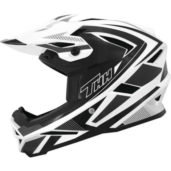 THH Helmets T-42 BMX Acceler Helmet Black/White XS