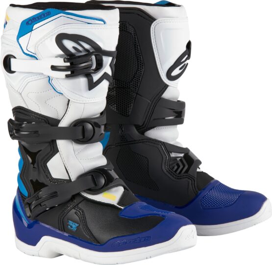 Alpinestars Youth Tech 3S Boots White Black Blue US 5