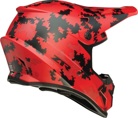 Z1R Rise Digi Camo Helmet XL Red Adult - Image 3