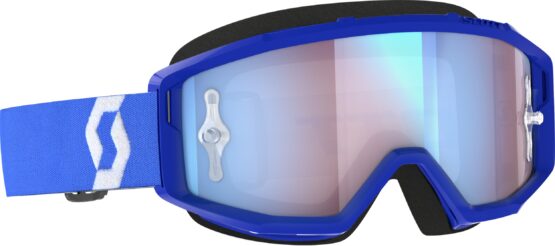 Scott Primal Goggle Blue/White Blue Chrome Lens Offroad