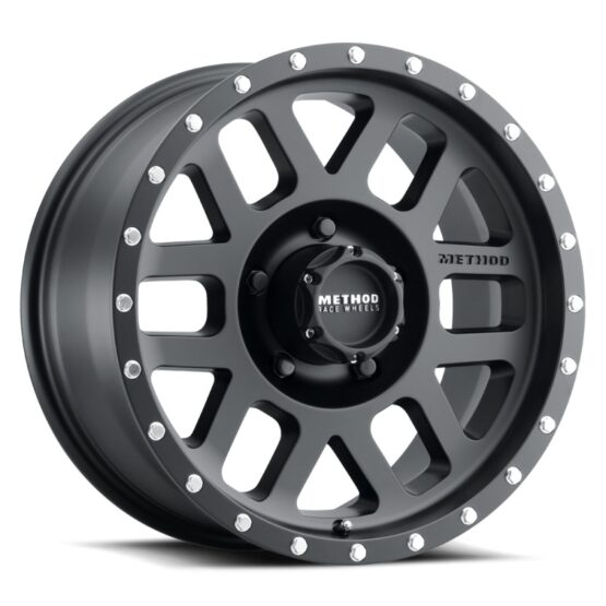MR306 Mesh 18x9 -12mm Offset 5x5 94mm CB Matte Black Wheel - Image 2