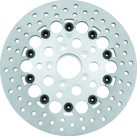 TwinPower 11.5" Front Floating Brake Rotor Silver