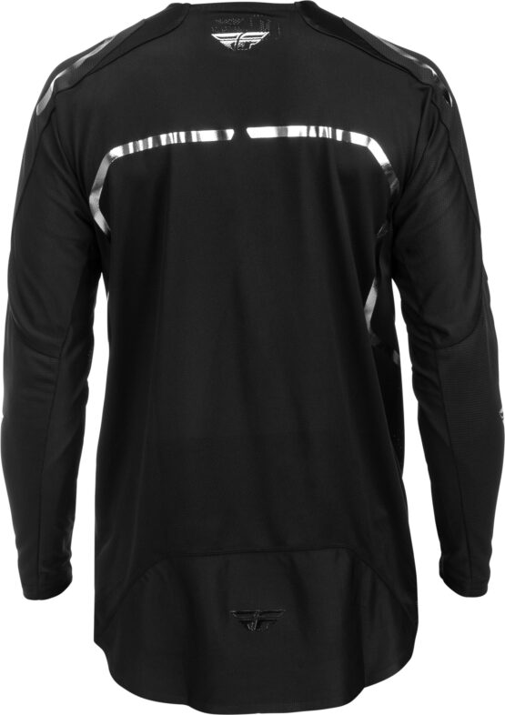 Fly Racing Evolution DST SE Spark Jersey Black/Silver Medium - Image 2