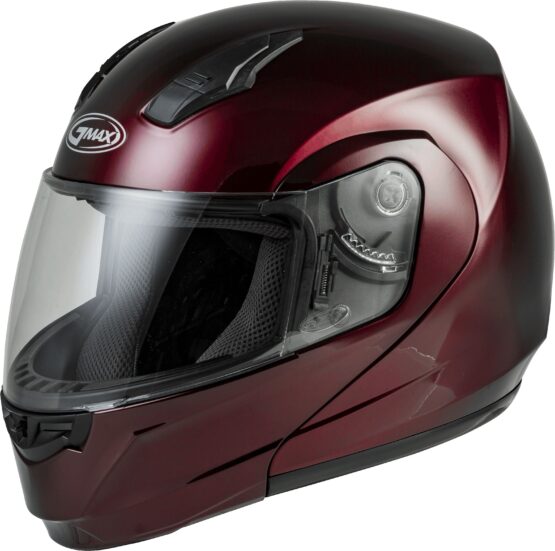 GMAX MD-04 Modular Helmet Wine Red Medium - Image 6