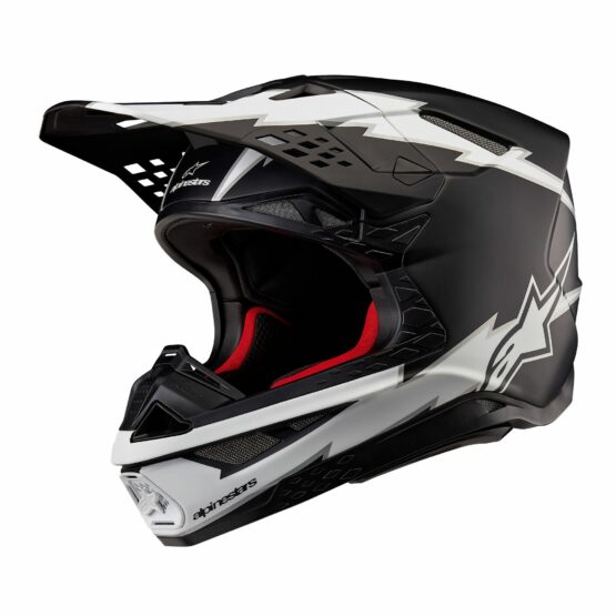 Alpinestars Supertech M10 Ampress MX Helmet MIPS Matte Black/White XL