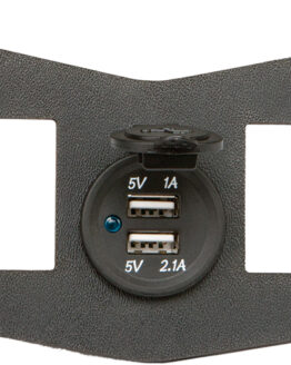 Dash Panel 4 Switch Plate W/Usb