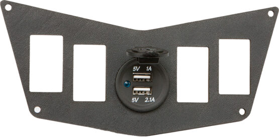 Dash Panel 4 Switch Plate W/Usb