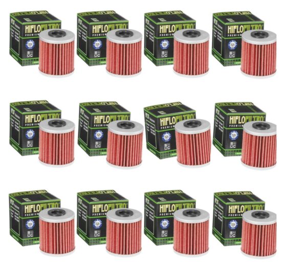 HF207 Oil Filter Replaces Suzuki 16510-35G00 & K5201-00001 - 12 Pack