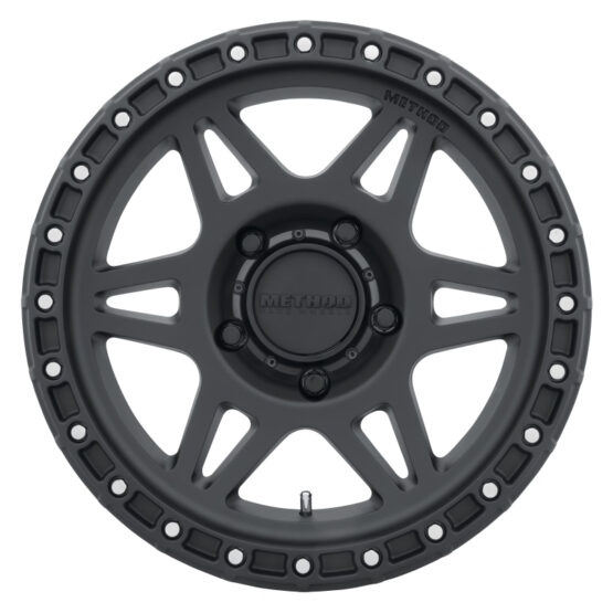 MR312 17x8.5 0mm Offset 5x150 110.5mm CB Matte Black Wheel - Image 2