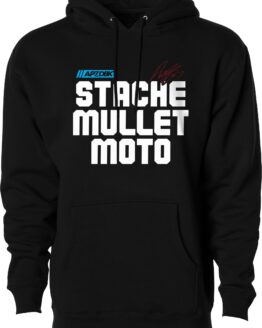 DBK Stache Mullet Moto Hoodie Black XL