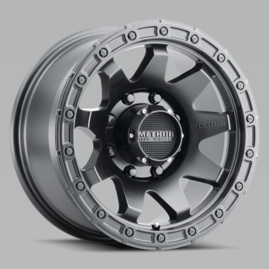 MR317 18x9 +18mm Offset 8x180 130.81mm CB Matte Black Wheel - Image 2