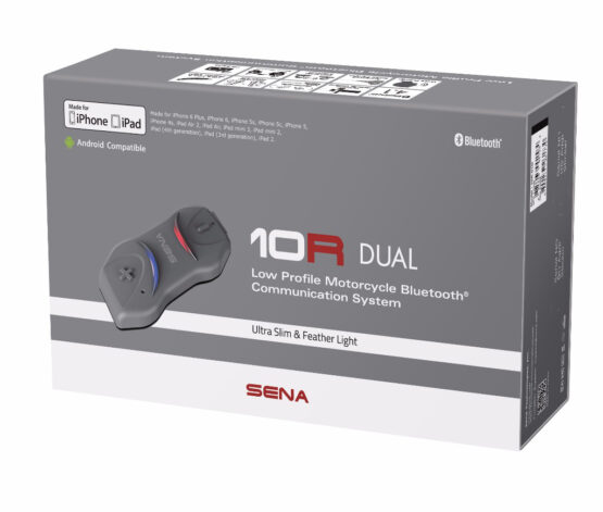 10R Low Profile Motorcycle Bluetooth Communication System