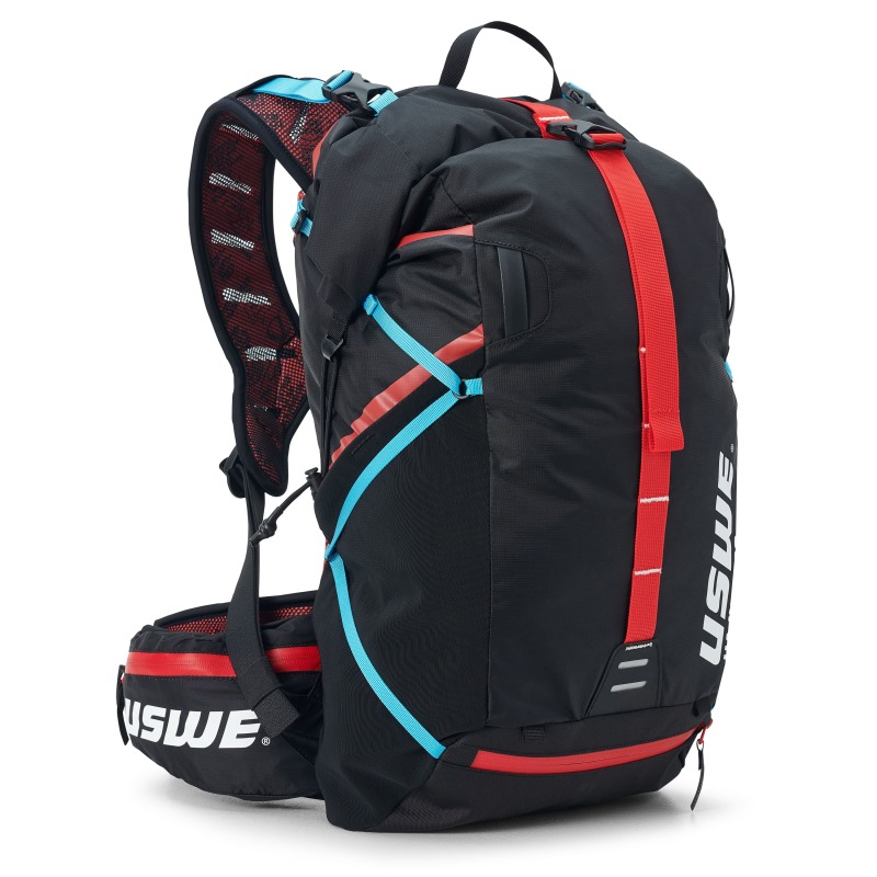 USWE Hajker Winter Rolltop Daypack 30L - Carbon Black - Image 6