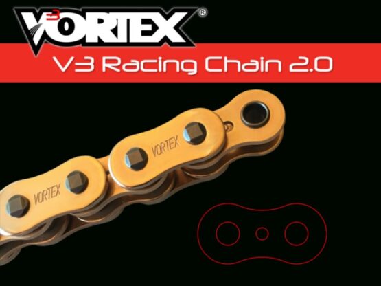 Vortex Racing V3 2.0 520SX3 Gold Chain 108 Link