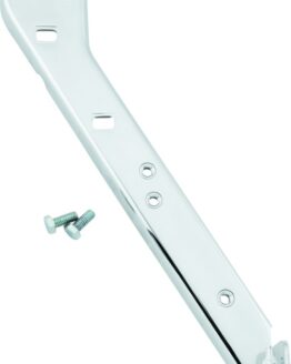 Bikers Choice Chrome Saddlebag Rail Support Left For 85-08 FLH FLT