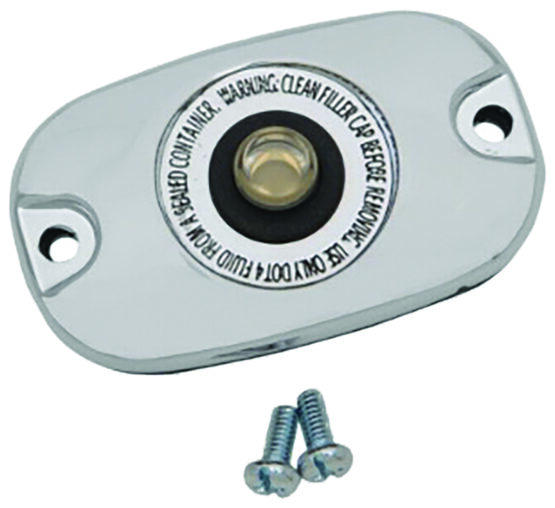 HardDrive Rear Brake Master Cylinder Cover Chrome For Harley Touring 08-20