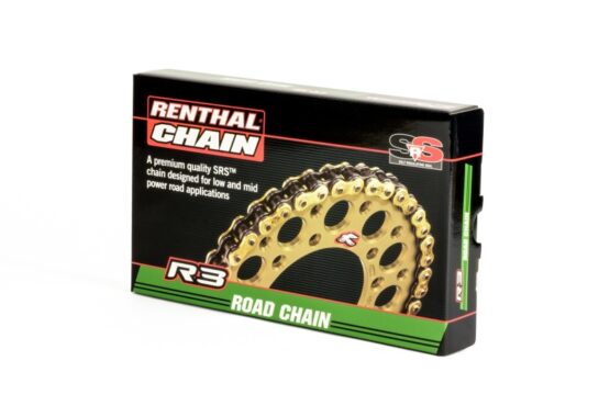 Renthal 520 R3-3 SRS Drive Chain Gold 114 Link - Image 2