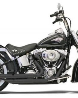 Bassani FireFlight Black Exhaust System Fits 86-16 Harley FXS FXST FLS FLST