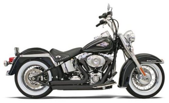 Bassani FireSweep Black Exhaust System Fits 86-16 Harley FXS FXST FLS FLST