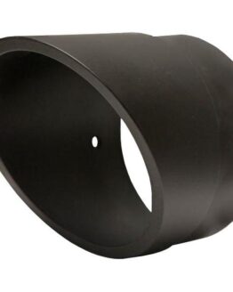 Bassani Black Slash Cut Billet End Cap for 3" Straightcut Mufflers