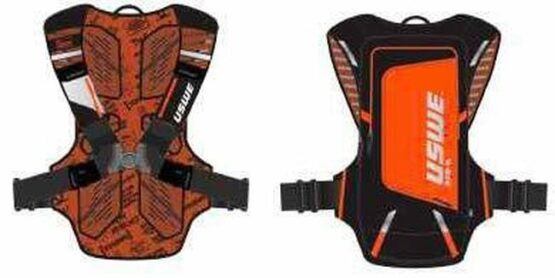 USWE Raw 12 Factory Orange 3.0L Hydration Pack w/ Plug-n-Play Tube - Image 3