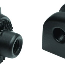 Kuryakyn Splined Adaptor Black Pair